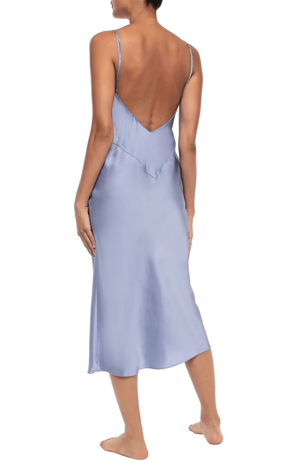 OLIVIA VON HALLE Issa silk-satin chemise