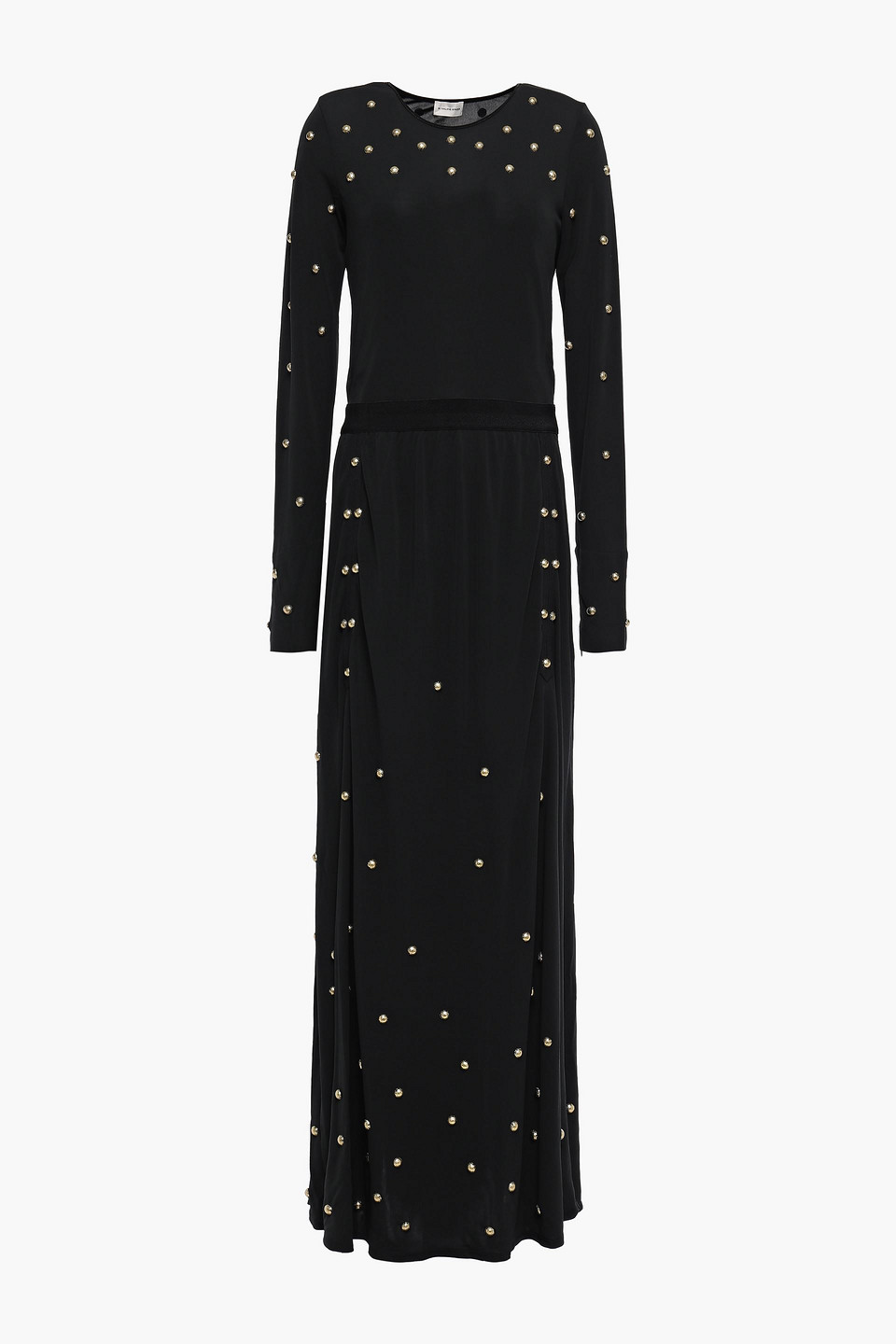 By Malene Birger Woman Studded Jersey Maxi Dress Black Size S