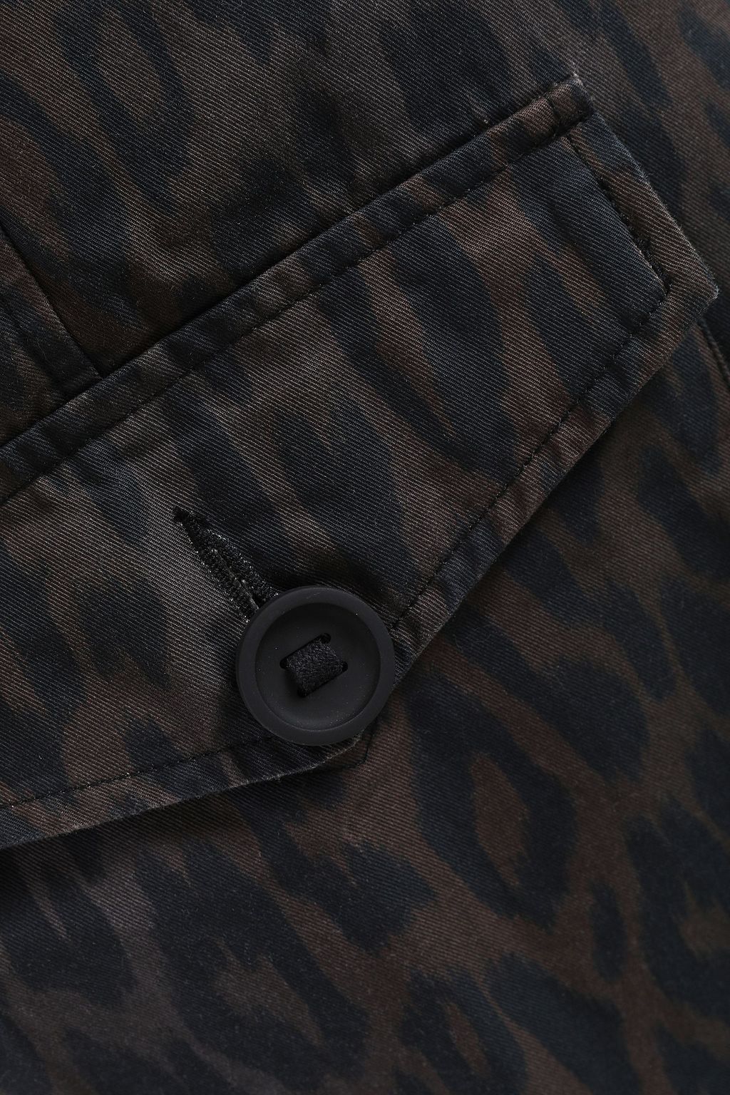 PROENZA SCHOULER Leopard-print cotton-gabardine tapered pants