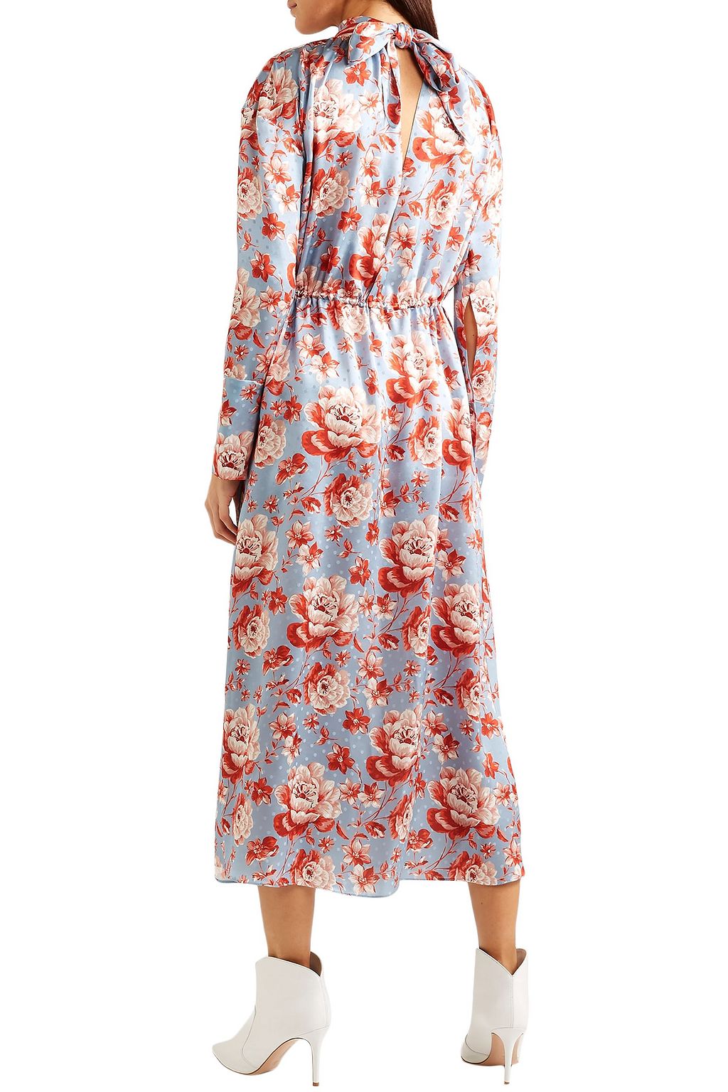 MAGDA BUTRYM Viseu floral-print silk-jacquard midi dress