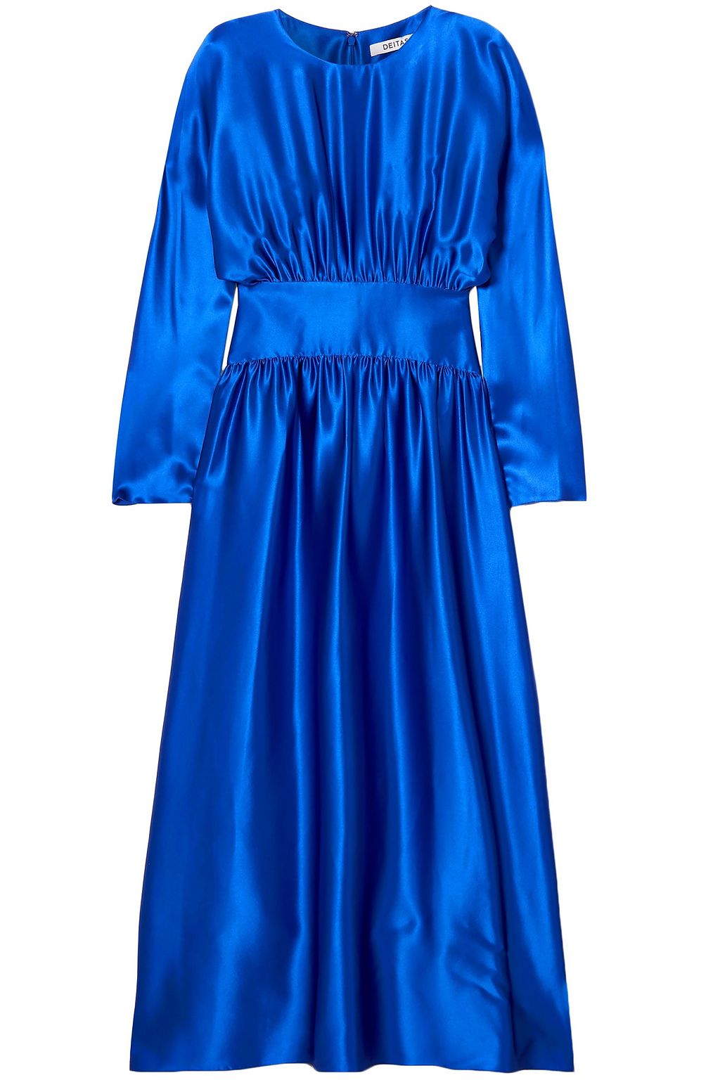 silk satin maxi dress