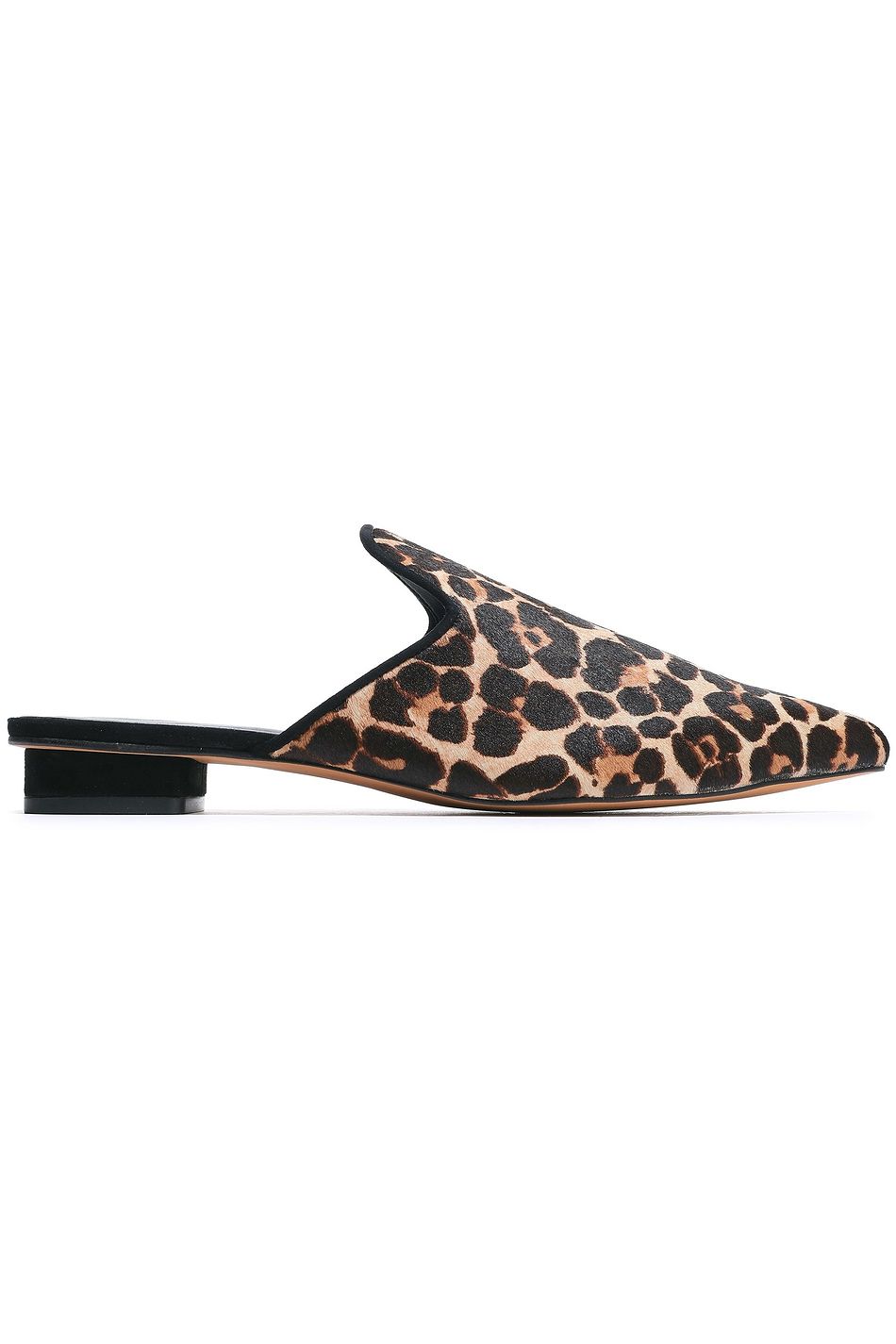 animal print mules