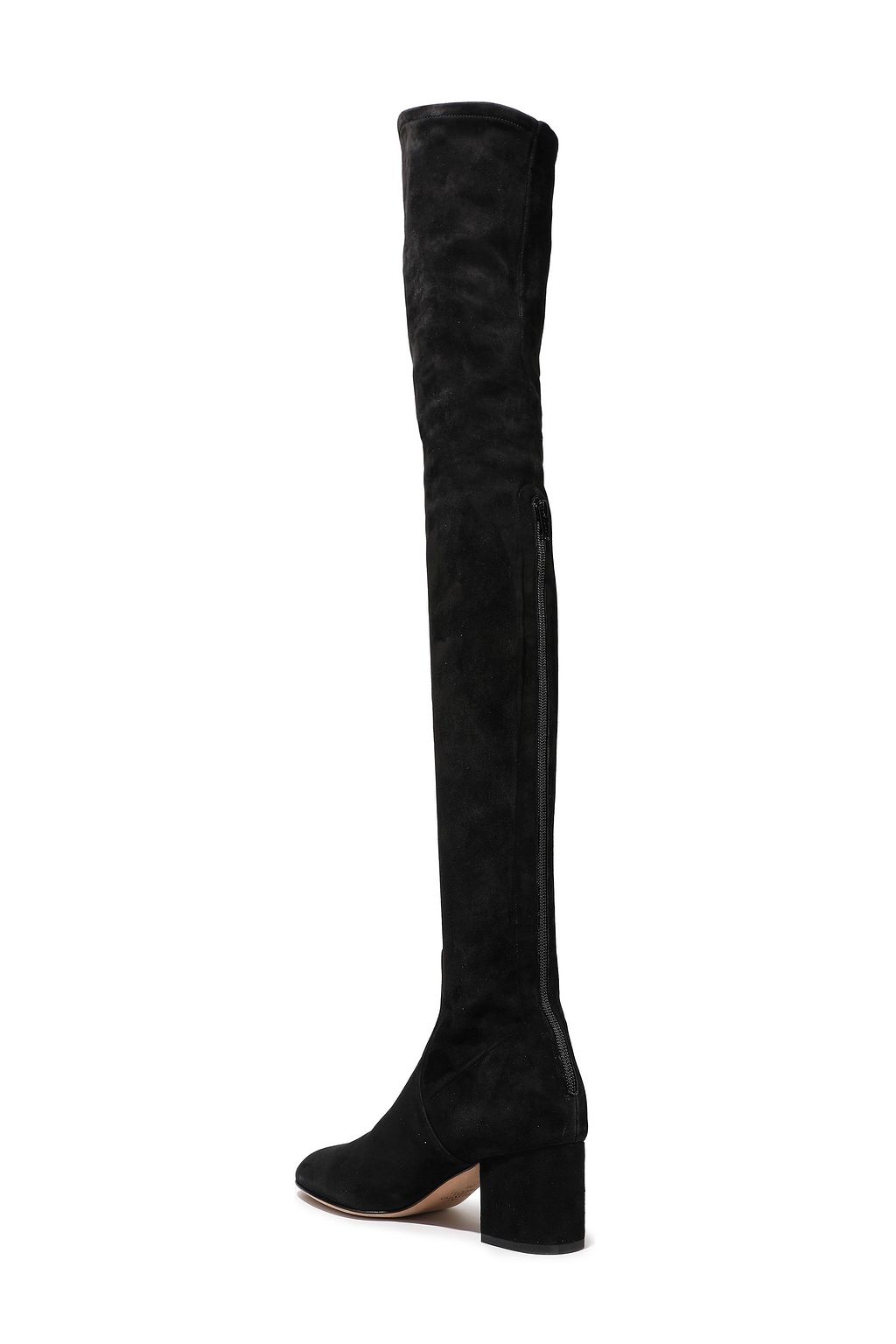 suede thigh boots
