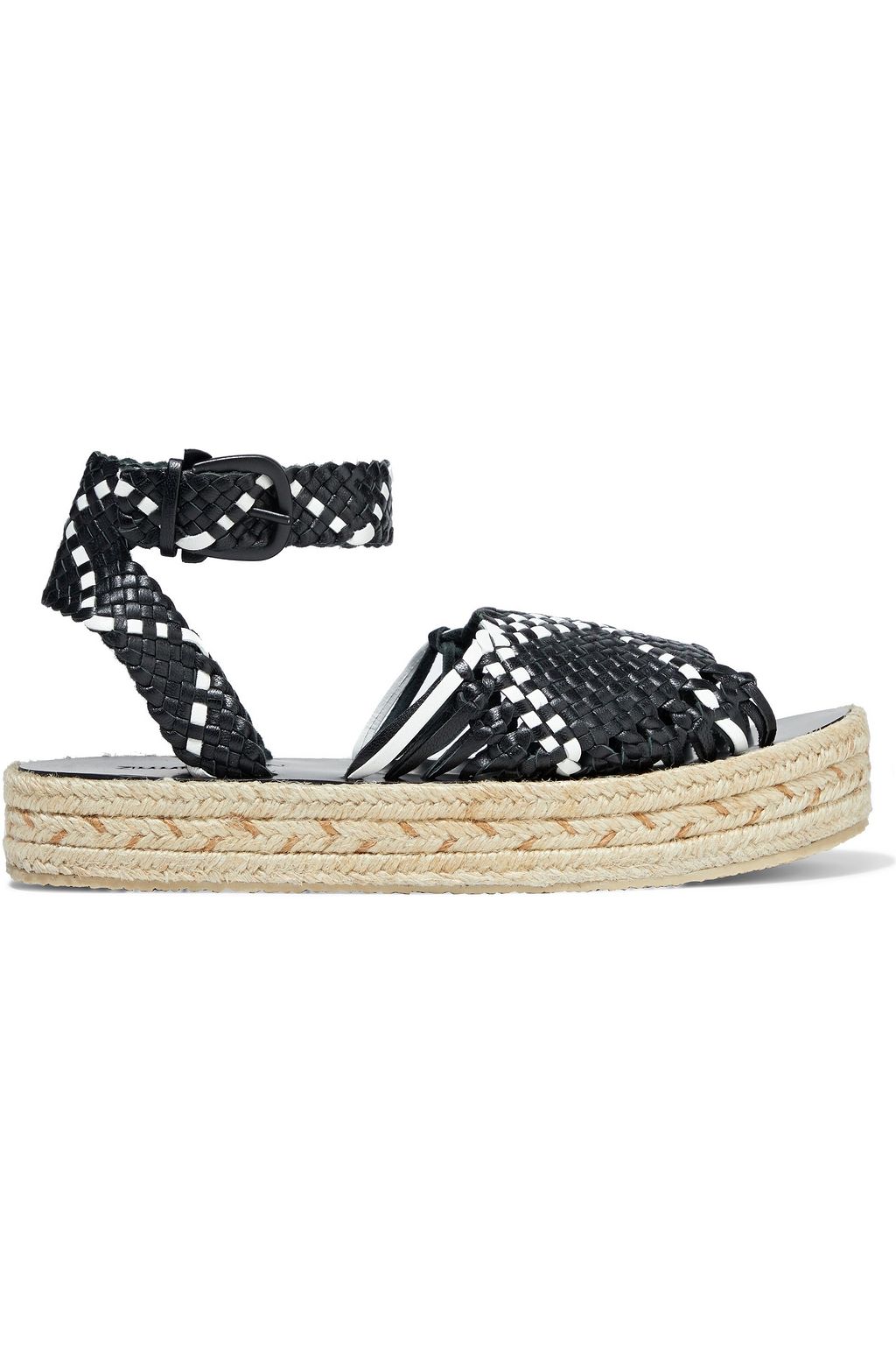 woven espadrille sandals