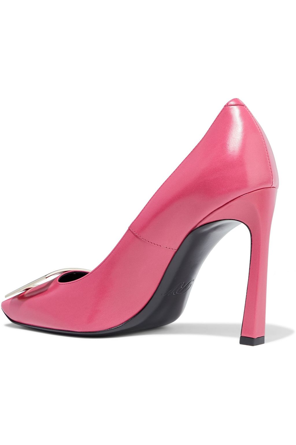 ROGER VIVIER Buckle-embellished leather pumps
