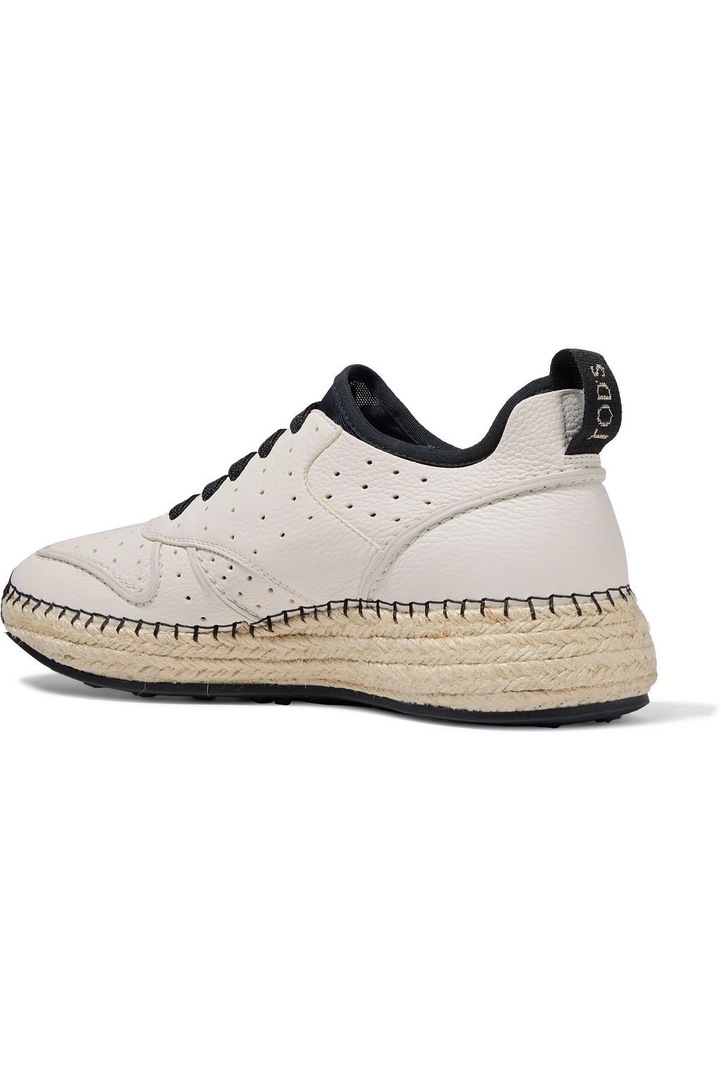 TOD'S Gomma Run perforated textured-leather sneakers