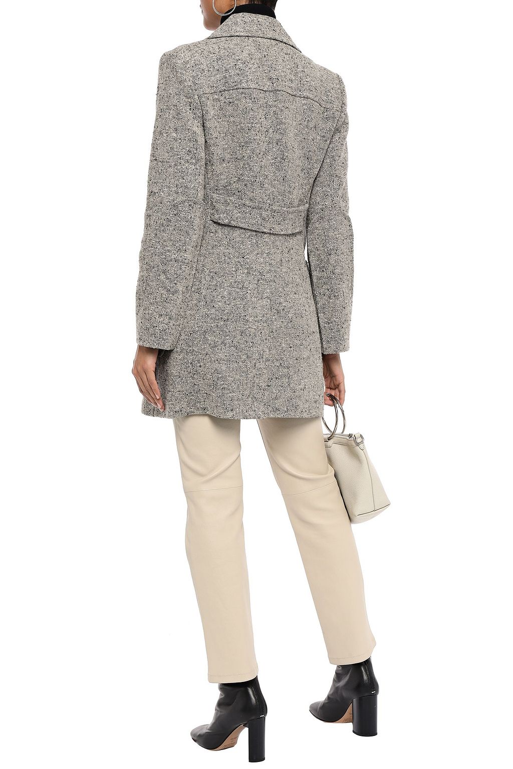 TORY BURCH Kinsley double-breasted linen-blend coat