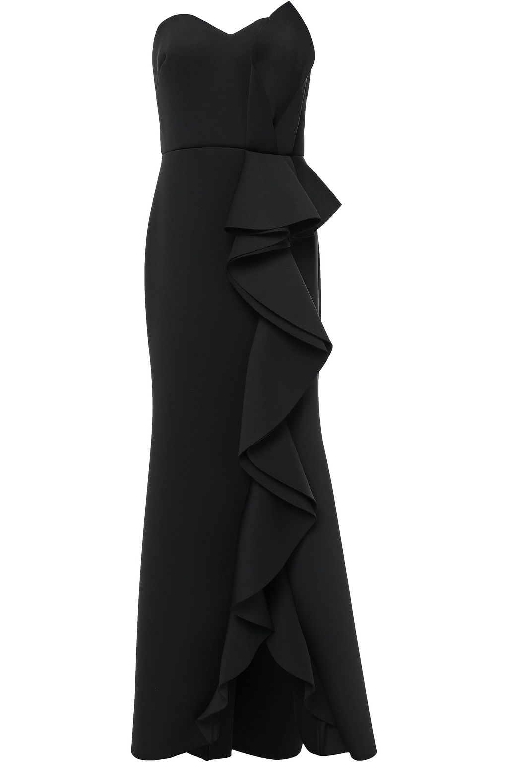 badgley mischka black gown