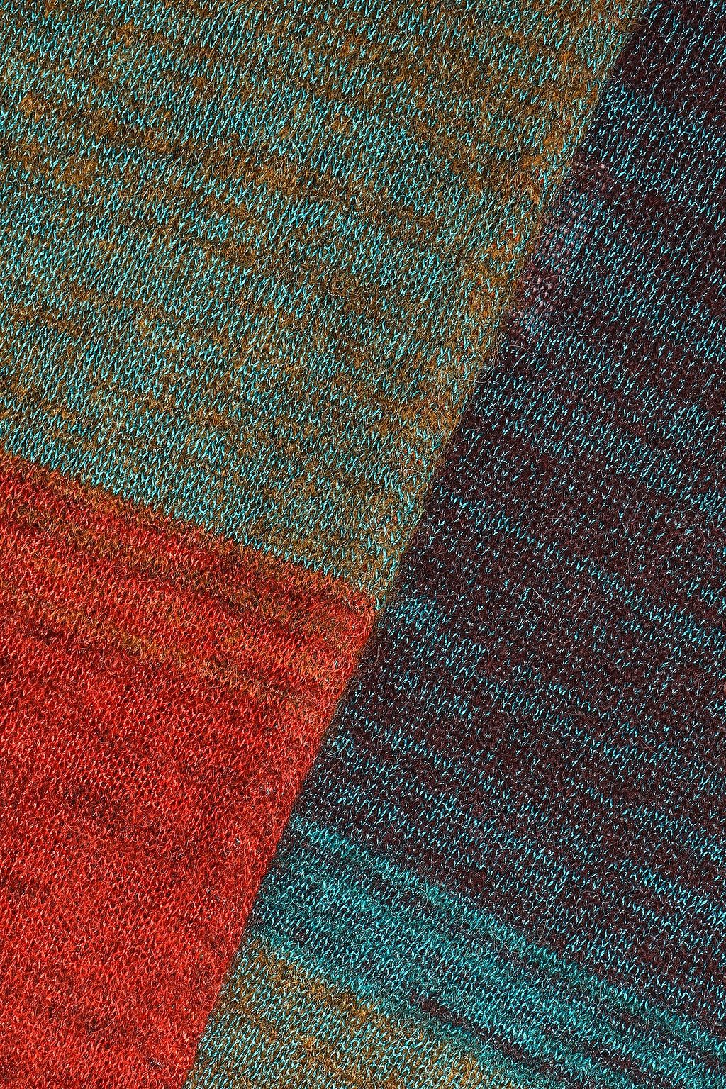 MISSONI Dégradé crochet-knit scarf