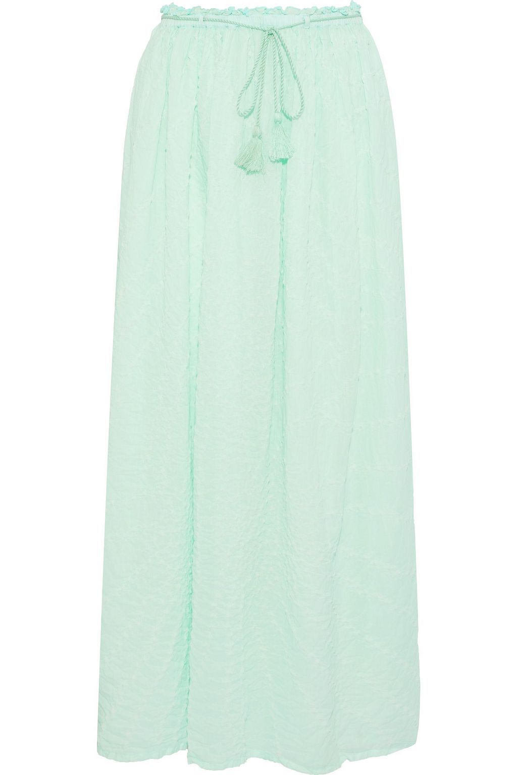 cotton gauze maxi skirt