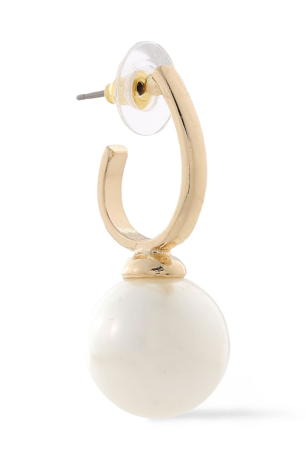 KENNETH JAY LANE Gold-plated faux pearl earrings