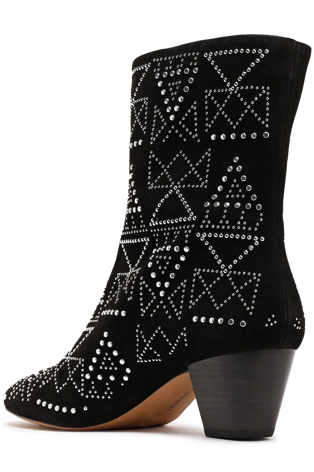 REBECCA MINKOFF Studded suede ankle boots