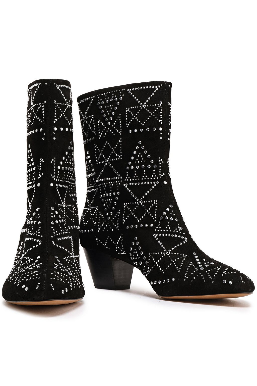 REBECCA MINKOFF Studded suede ankle boots