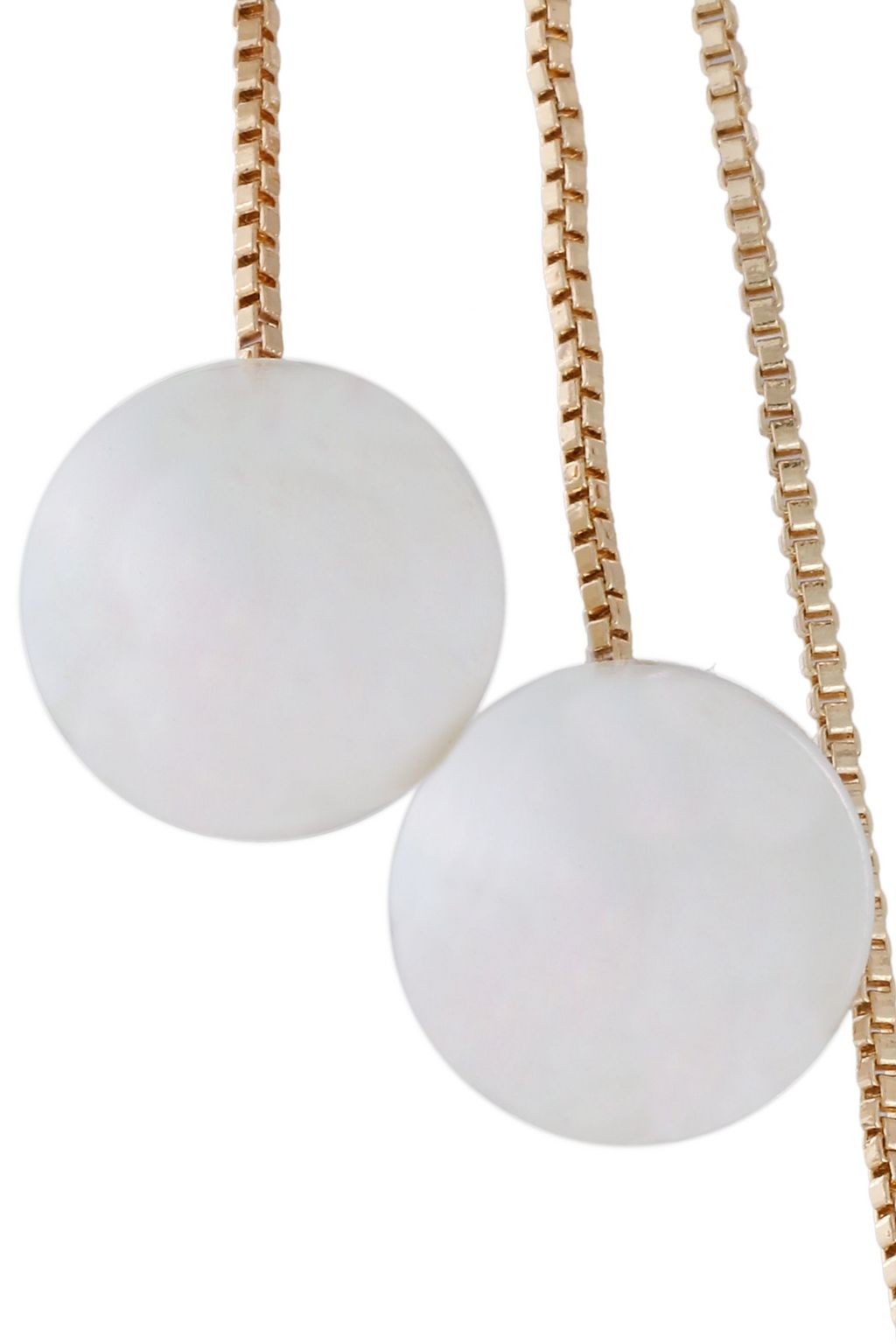 KENNETH JAY LANE Gold-tone faux pearl earrings