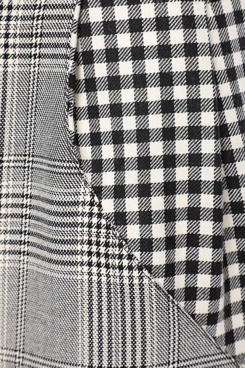 EACH X OTHER Belted checked woven wide-leg pants