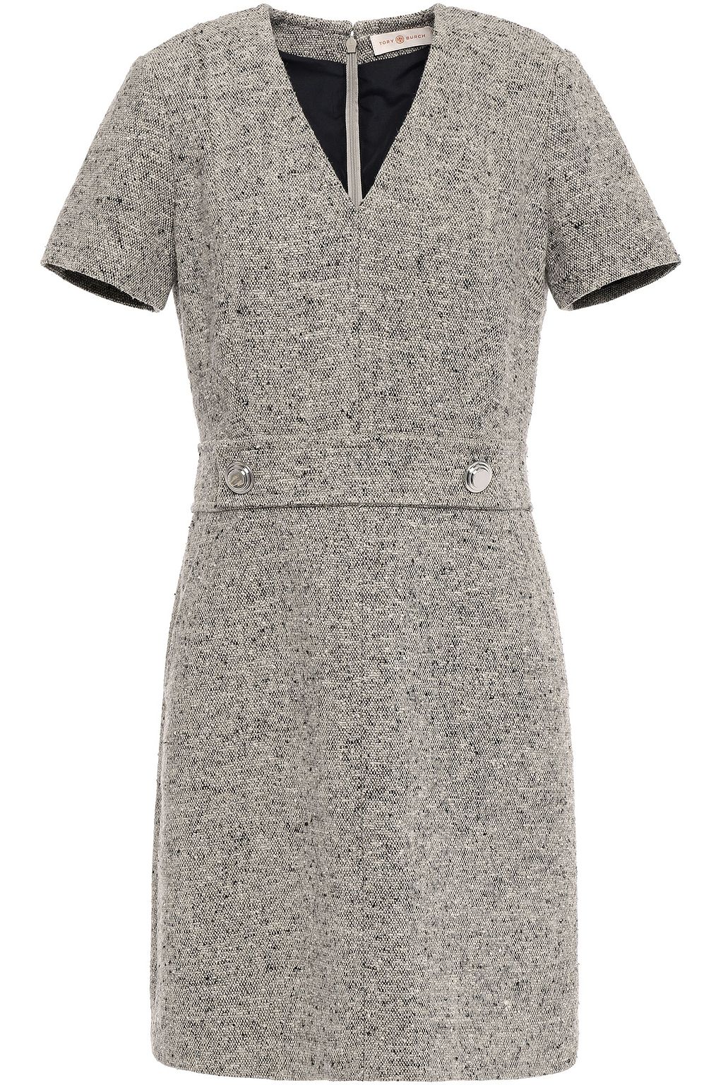 TORY BURCH Priscilla mélange linen-blend mini dress | Sale up to 70% off |  THE OUTNET