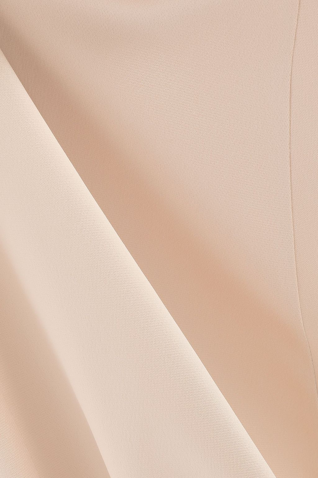 SAFIYAA Draped lace-trimmed satin-crepe gown