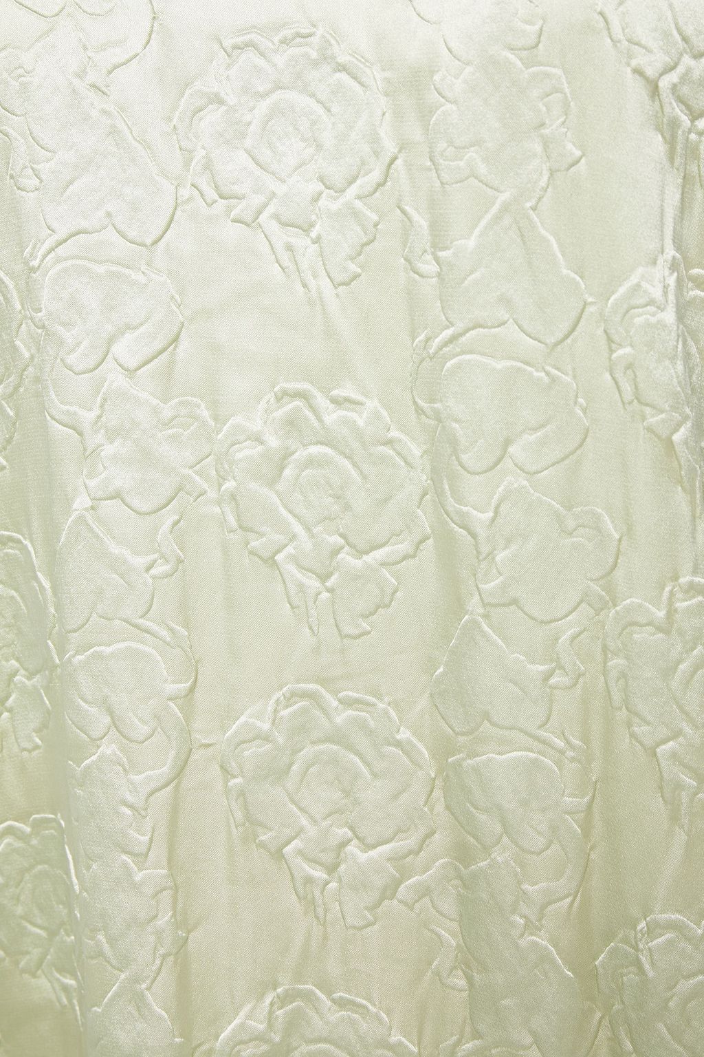 ACNE STUDIOS Cutout embossed satin midi dress
