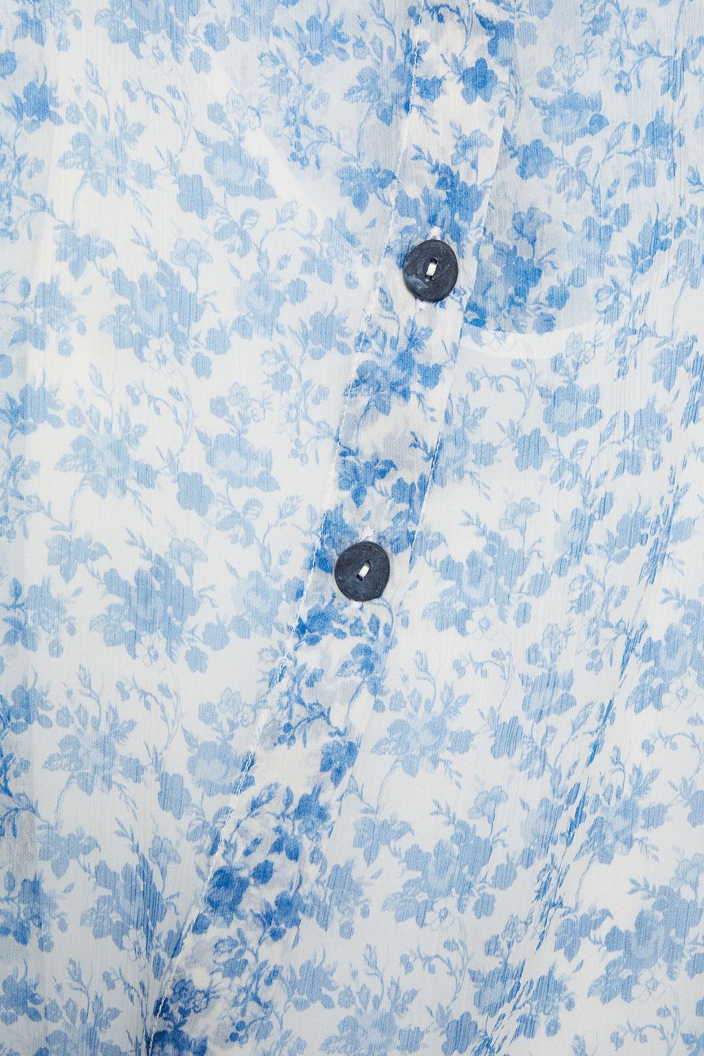 ACNE STUDIOS Asymmetric floral-print silk-crepon midi dress