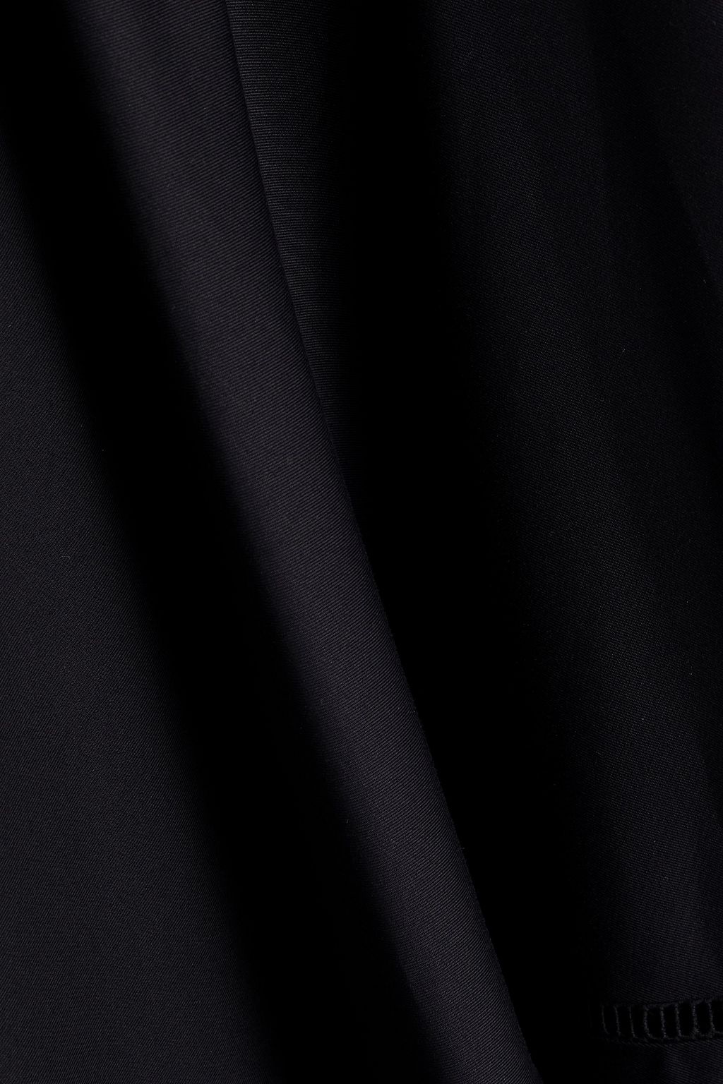 ALAÏA コットンツイル ミディワンピース ラティストリム