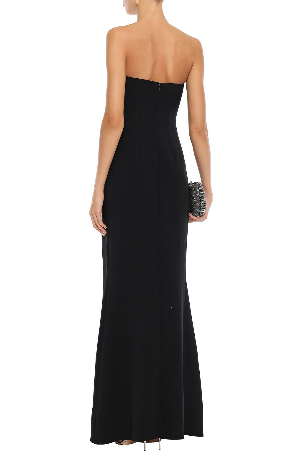SAFIYAA Soshin strapless stretch-crepe gown