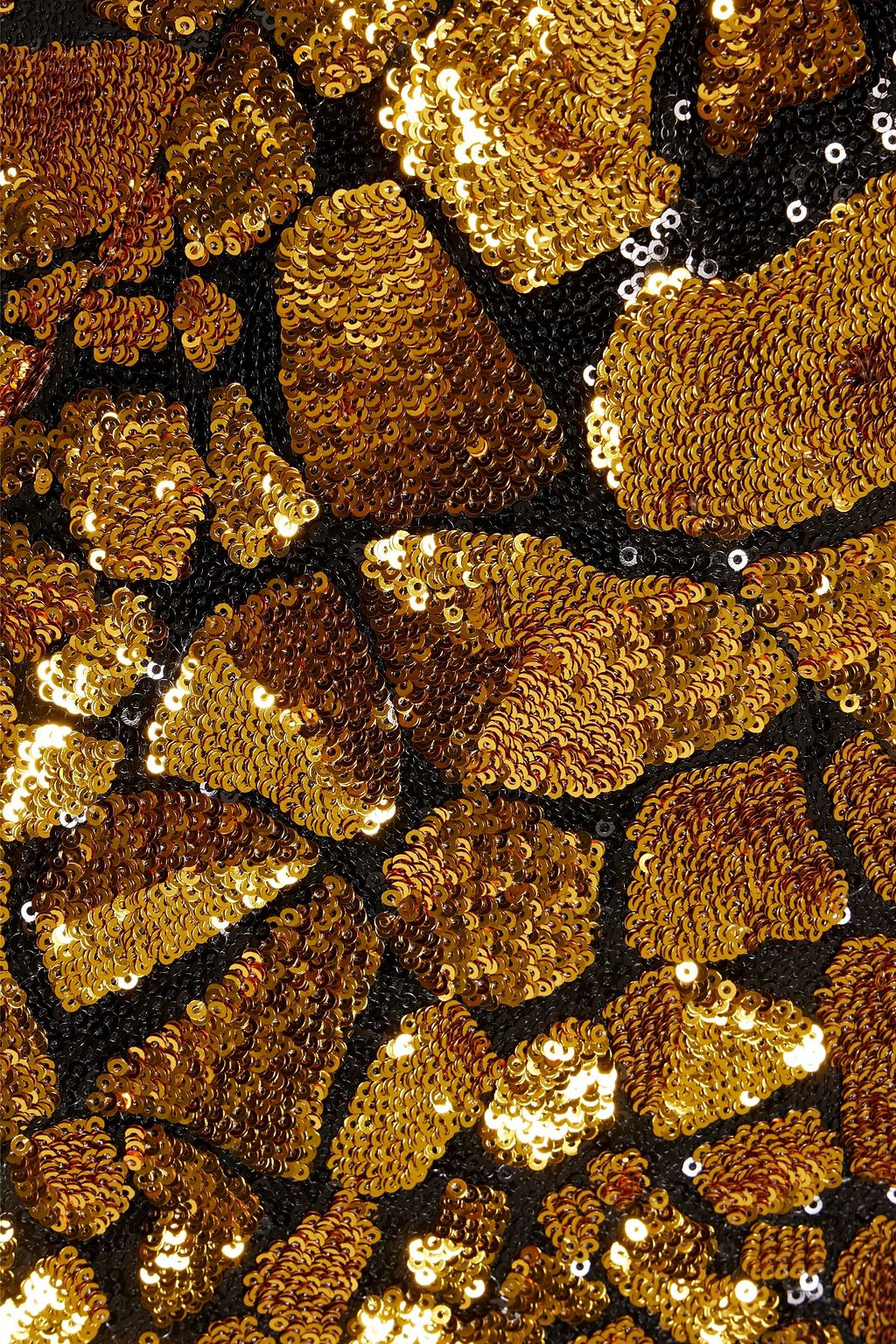 BALMAIN Sequined chiffon mini dress