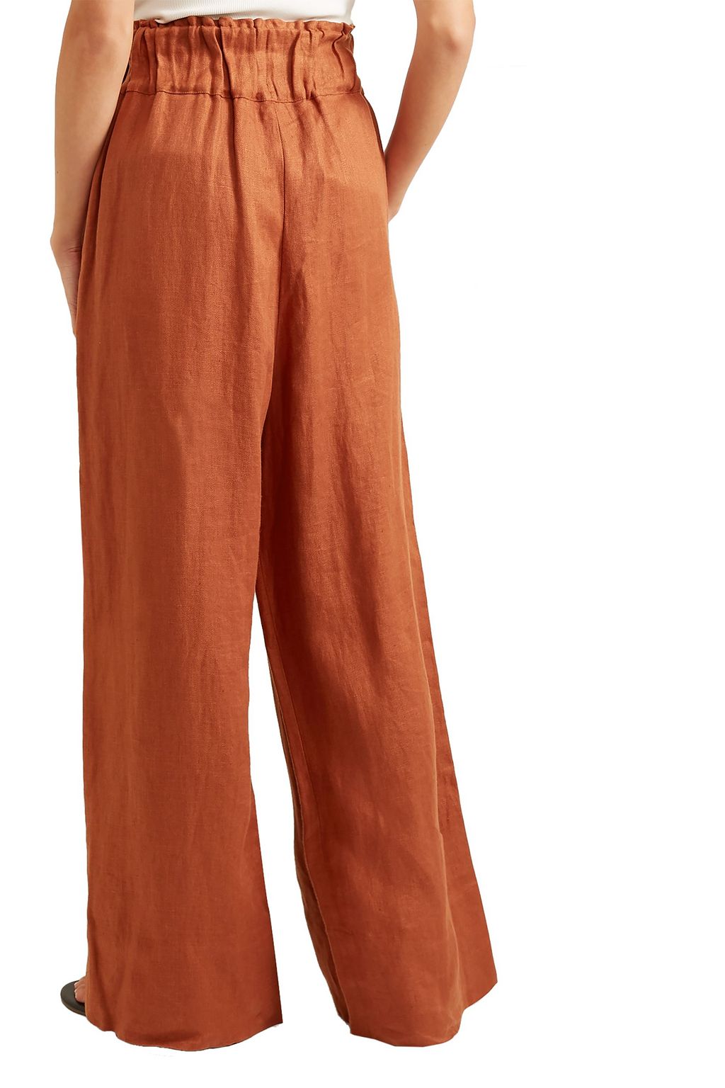 BONDI BORN + NET SUSTAIN Universal linen-twill wide-leg pants