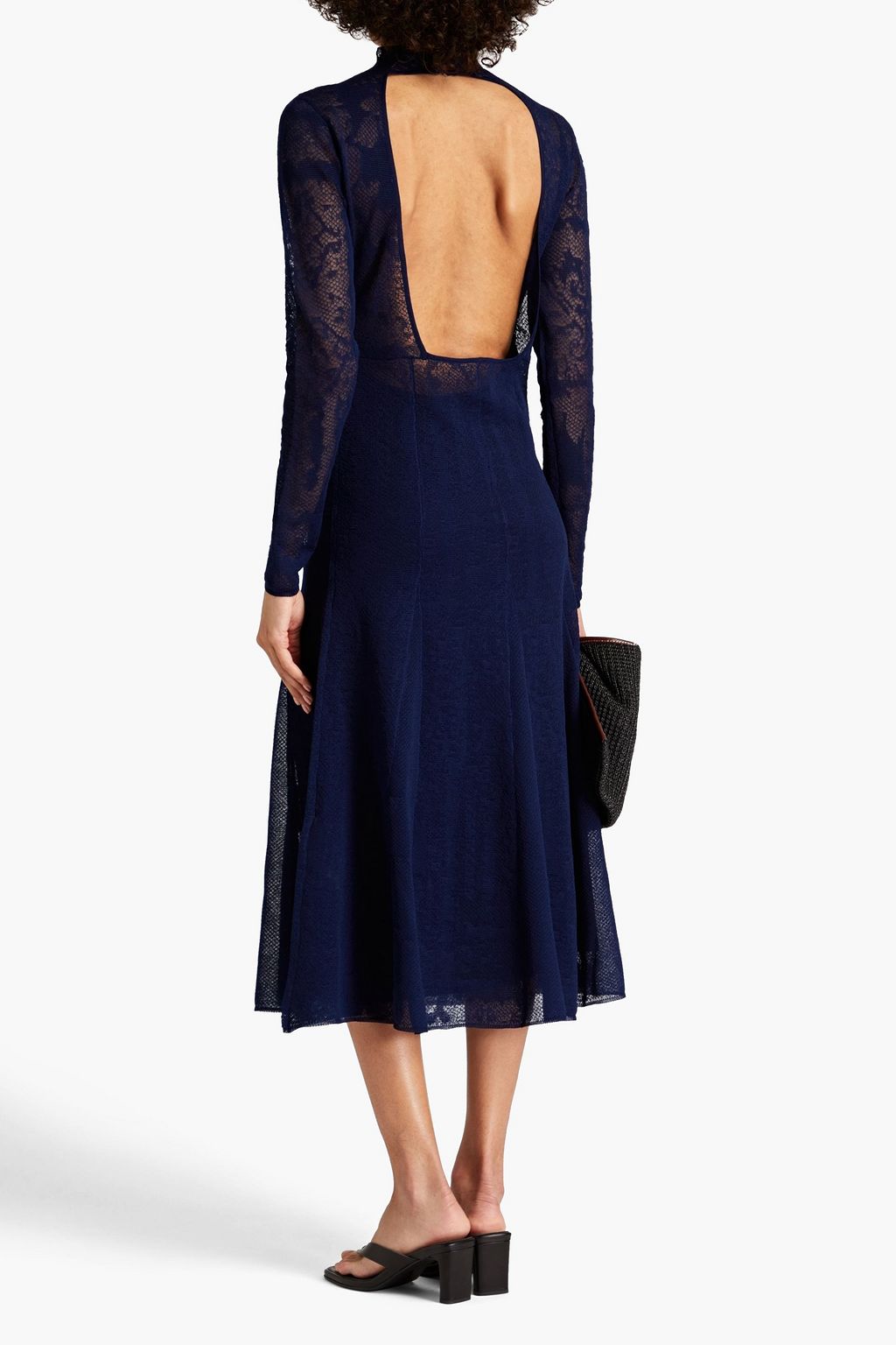 BY MALENE BIRGER Open-back knitted midi dress
