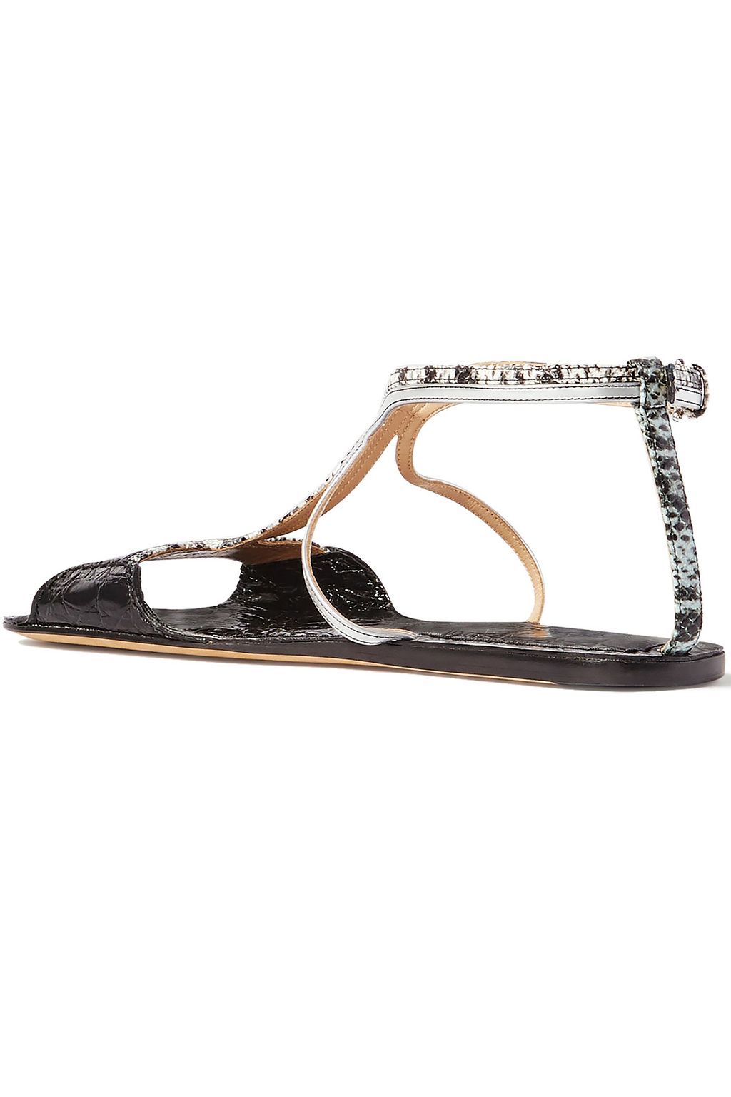 CHLOÉ Carla paneled leather sandals