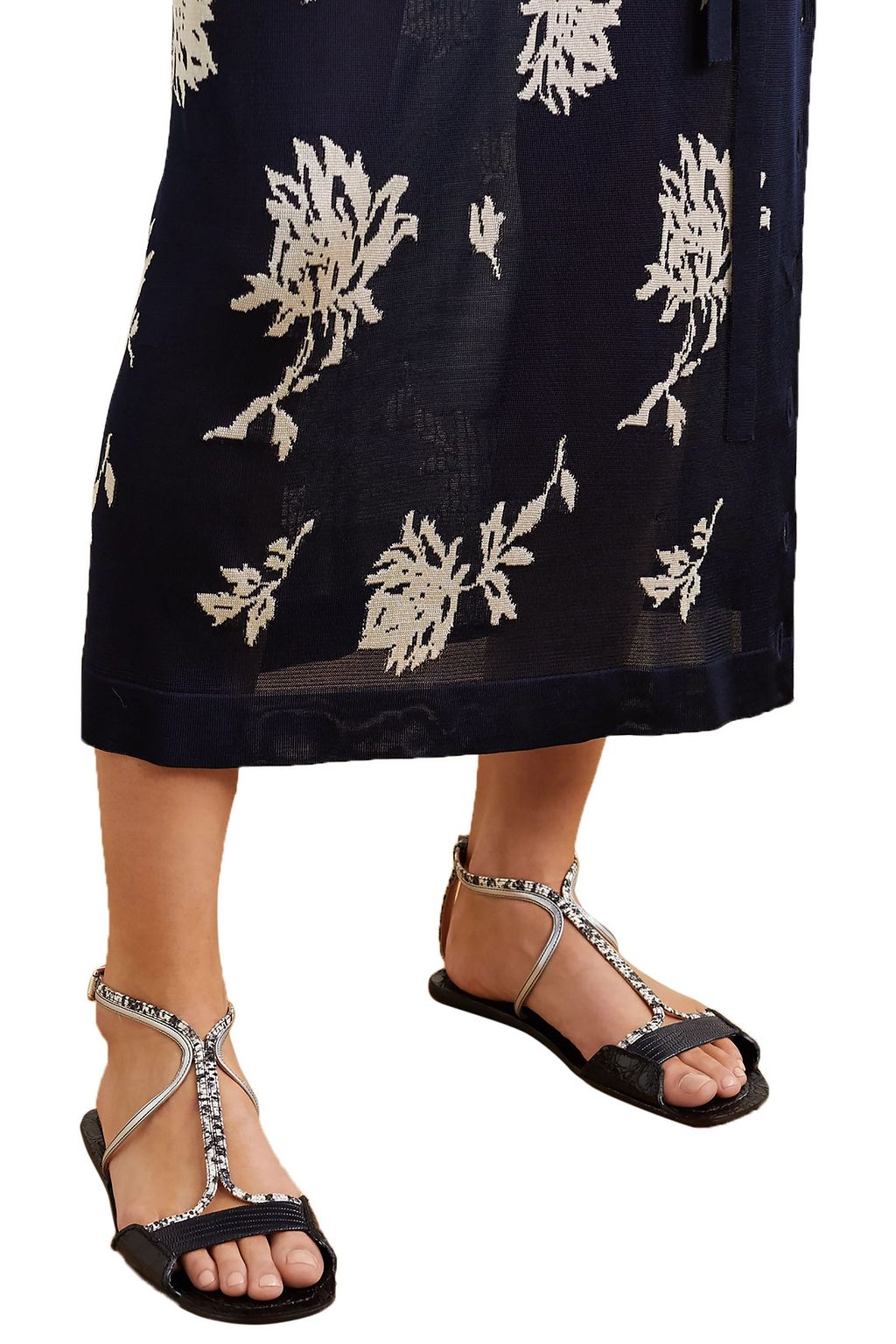 CHLOÉ Carla paneled leather sandals