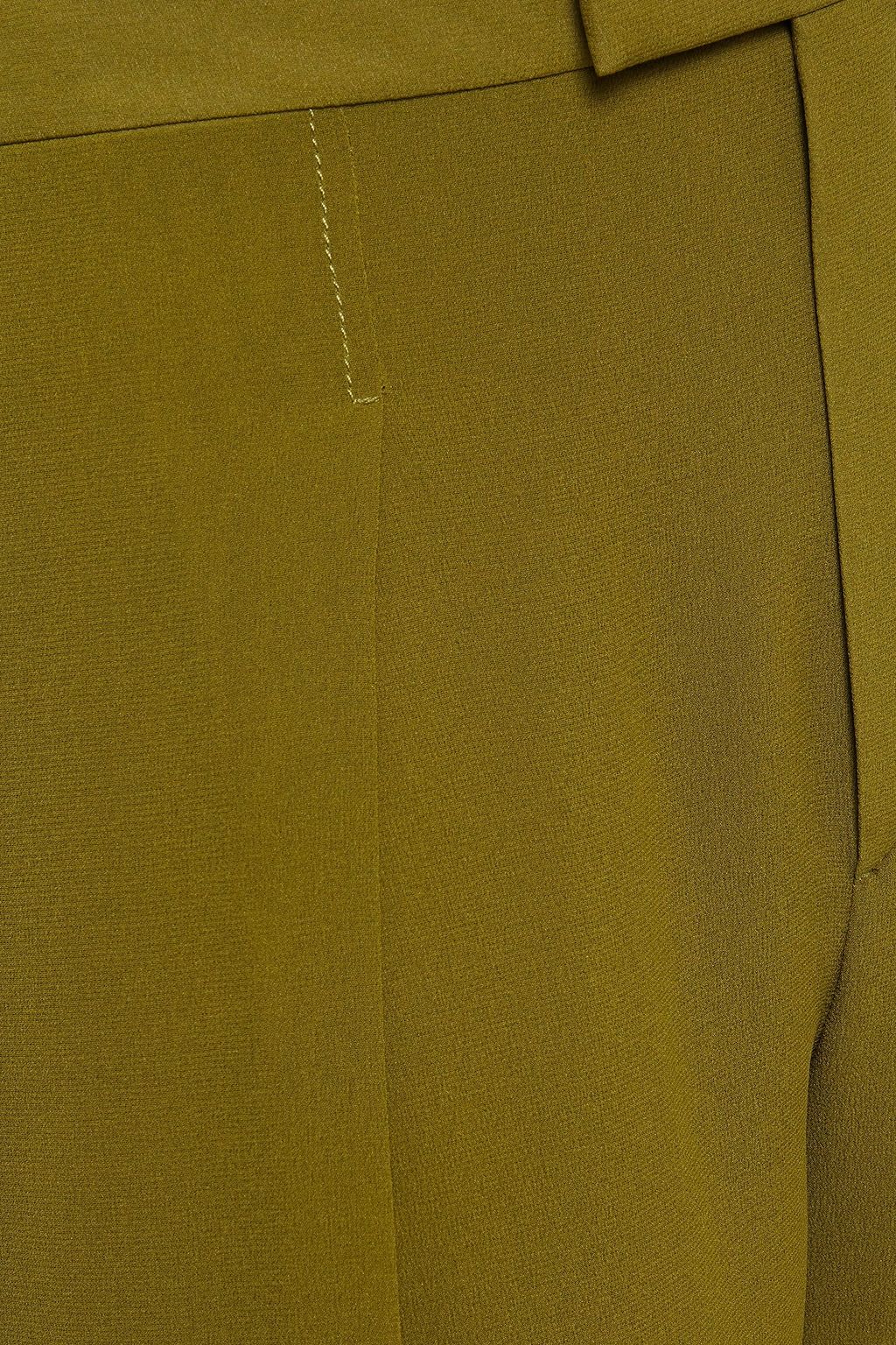 CHLOÉ Pleated silk-georgette wide-leg pants