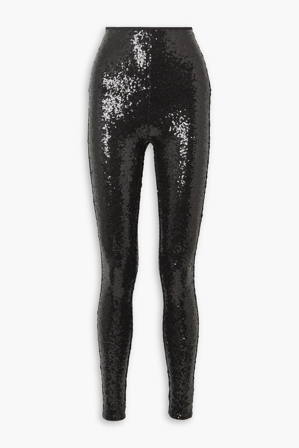 Commando Sequin Legging In Black In Black