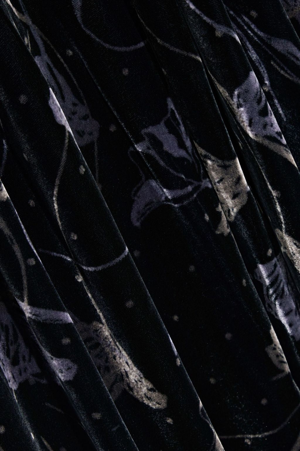 DIANE VON FURSTENBERG Tilla floral-print velvet wrap dress
