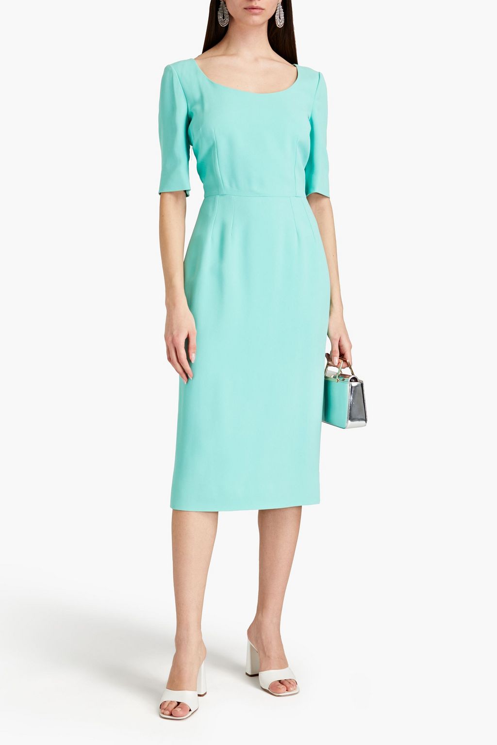 DOLCE&GABBANA クレープ ワンピース