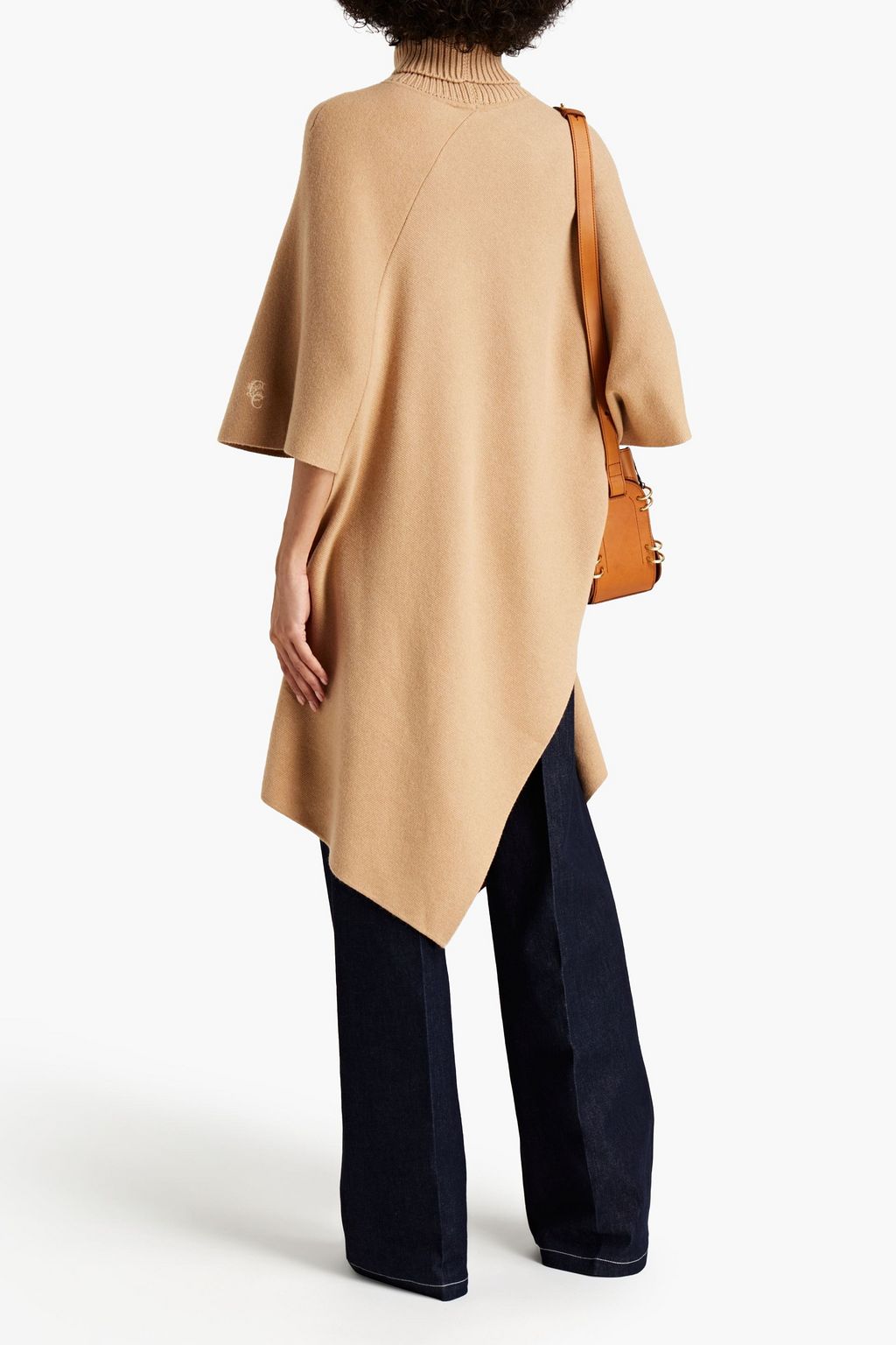 CHLOÉ Asymmetric cashmere poncho
