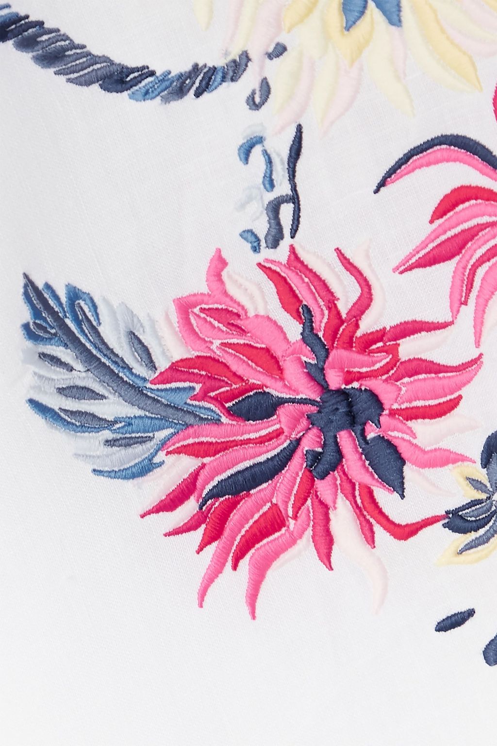 CHLOÉ Embroidered linen blouse