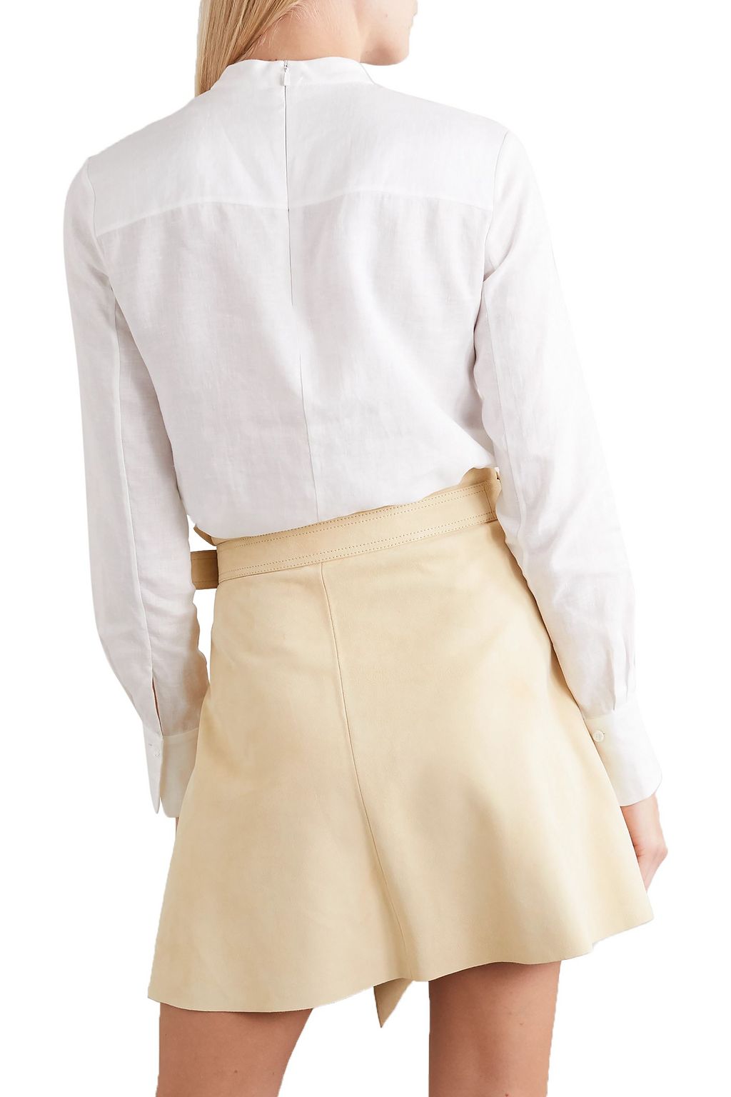 CHLOÉ Embroidered linen blouse