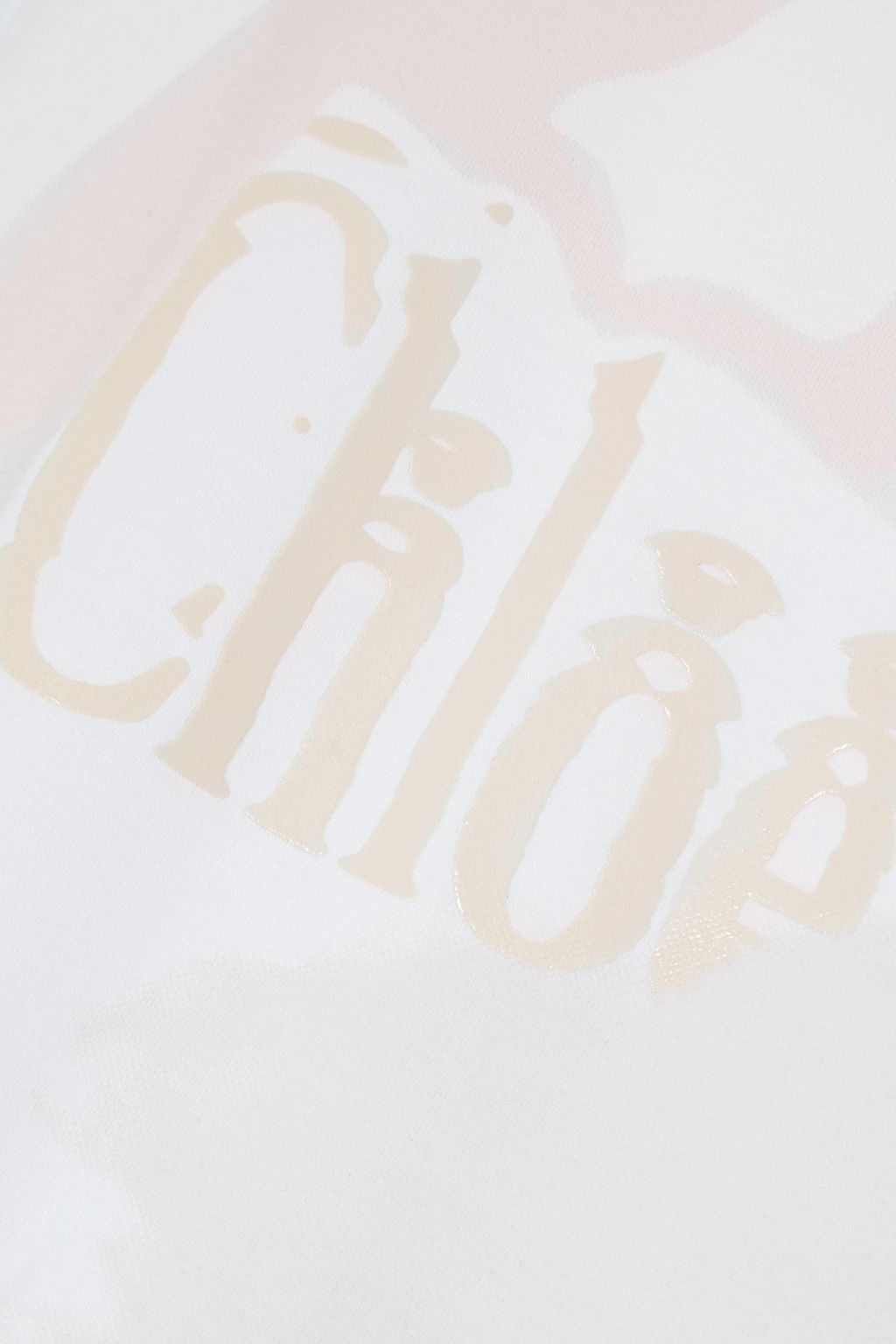 CHLOÉ تيشيرت من الجيرسيه القطني مطبّع برسومات