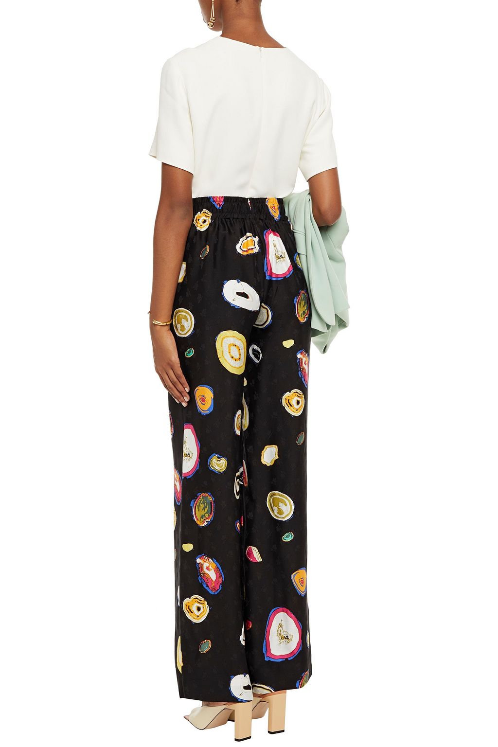 diane von furstenberg wide leg pants