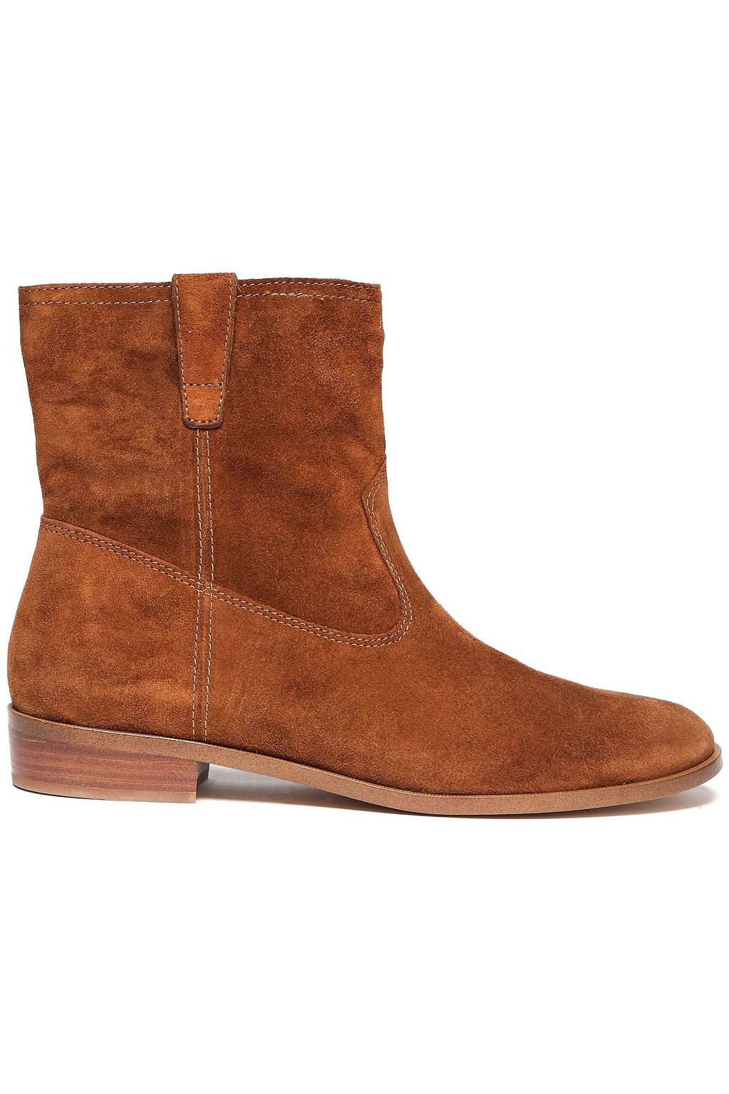 camel suede ankle boots