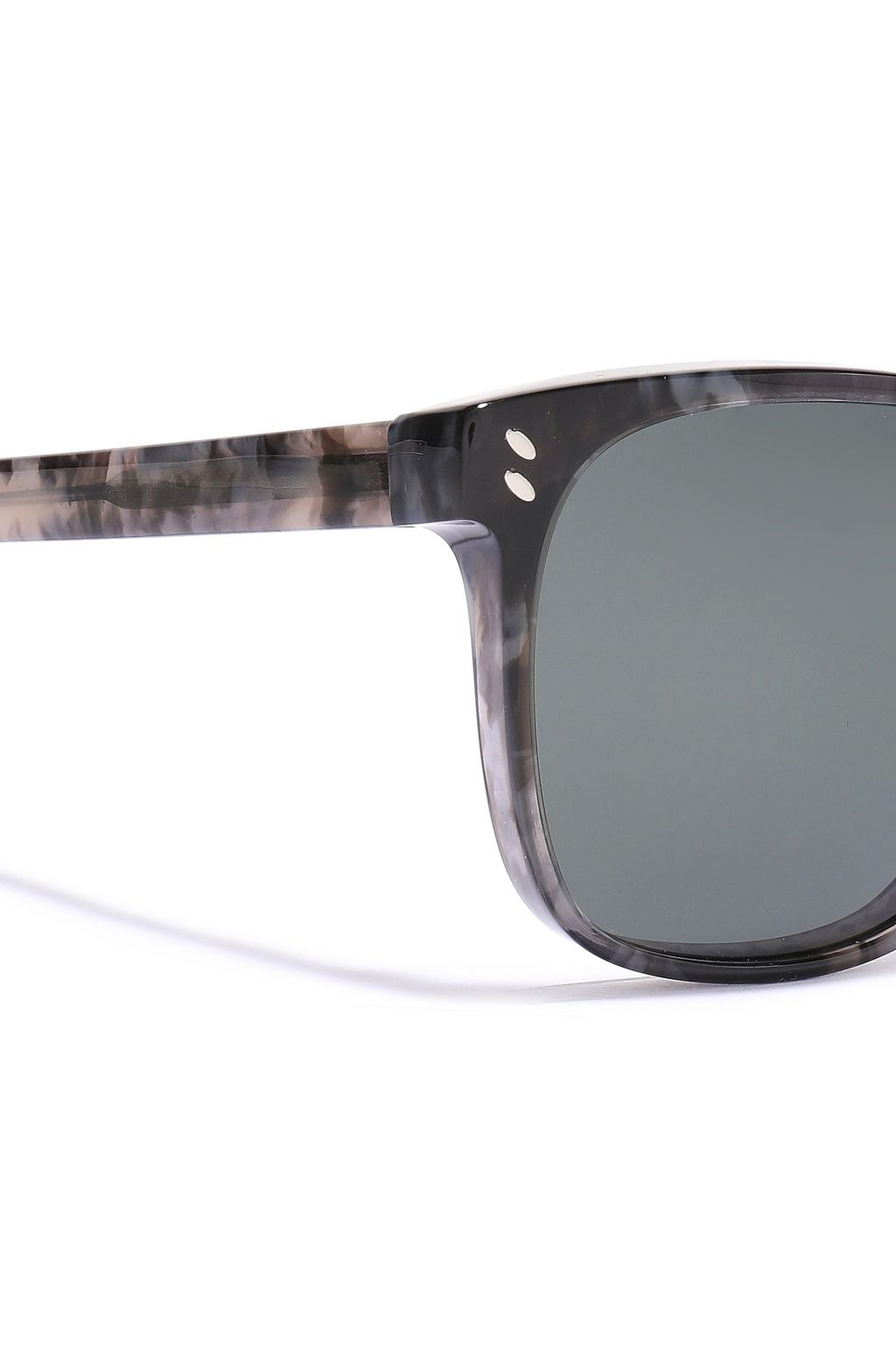 STELLA MCCARTNEY Square-frame marbled acetate sunglasses