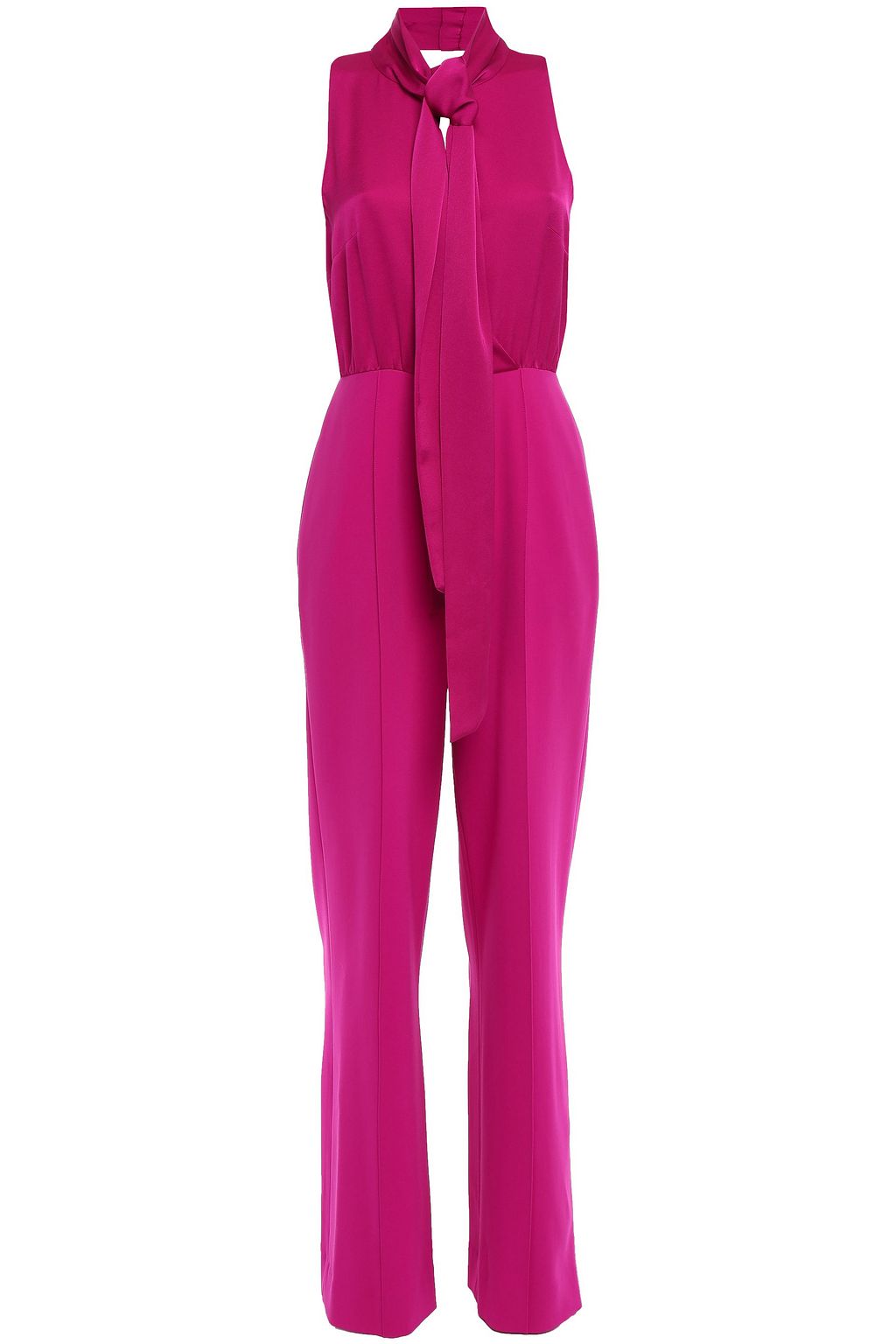 magenta overalls