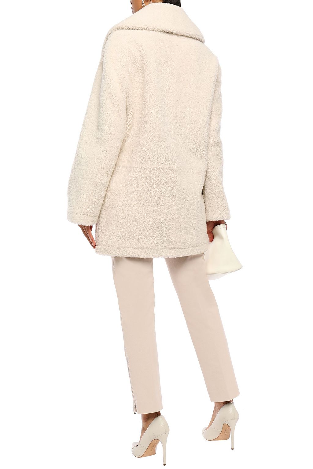 TORY BURCH Oliver reversible shearling coat