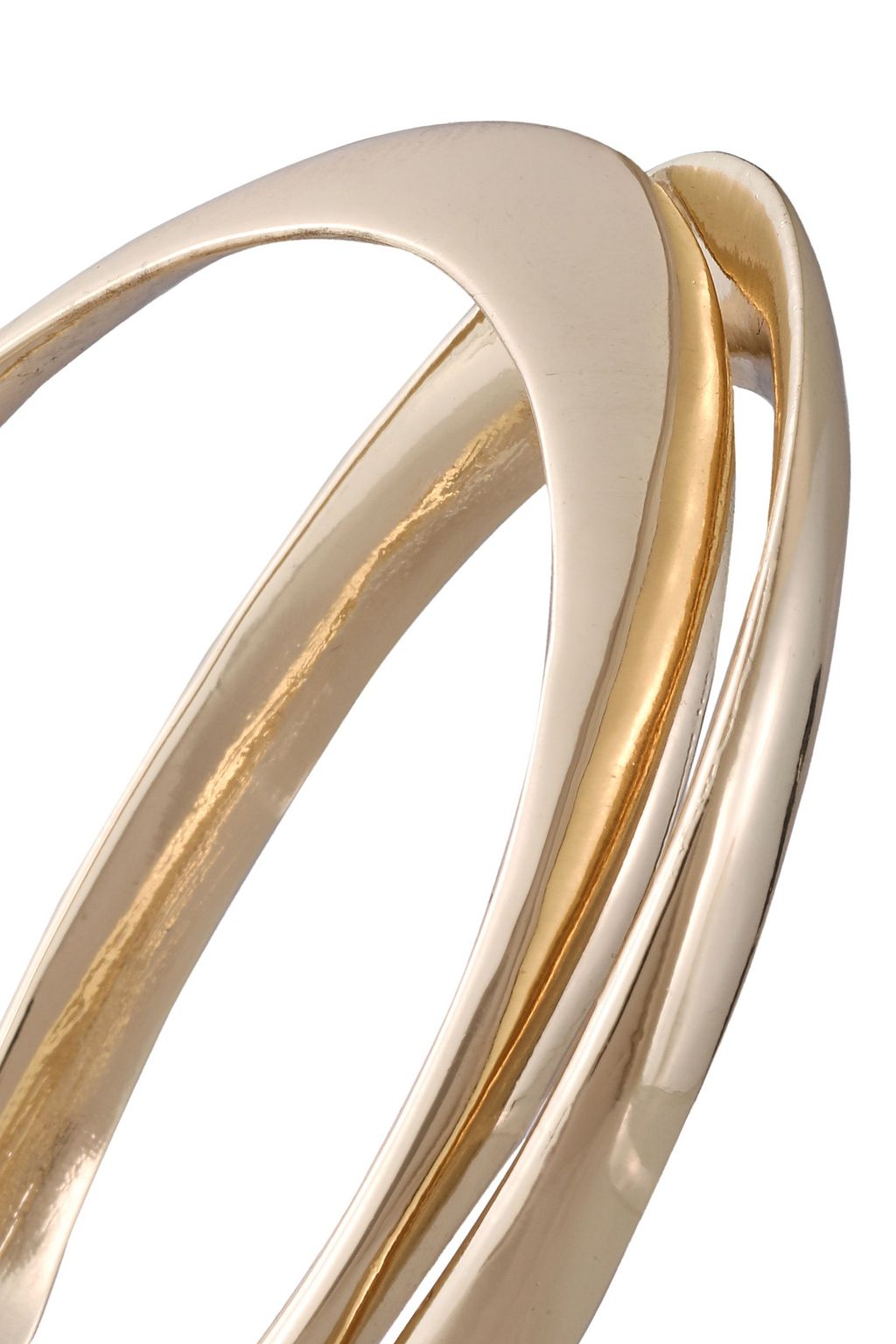 KENNETH JAY LANE Gold-tone hoop earrings