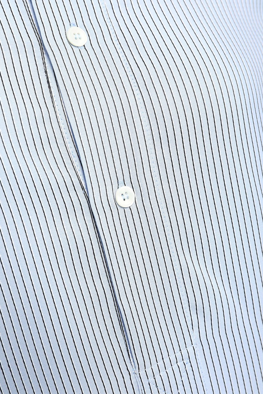 MASSCOB Poitier pinstriped broadcloth shirt