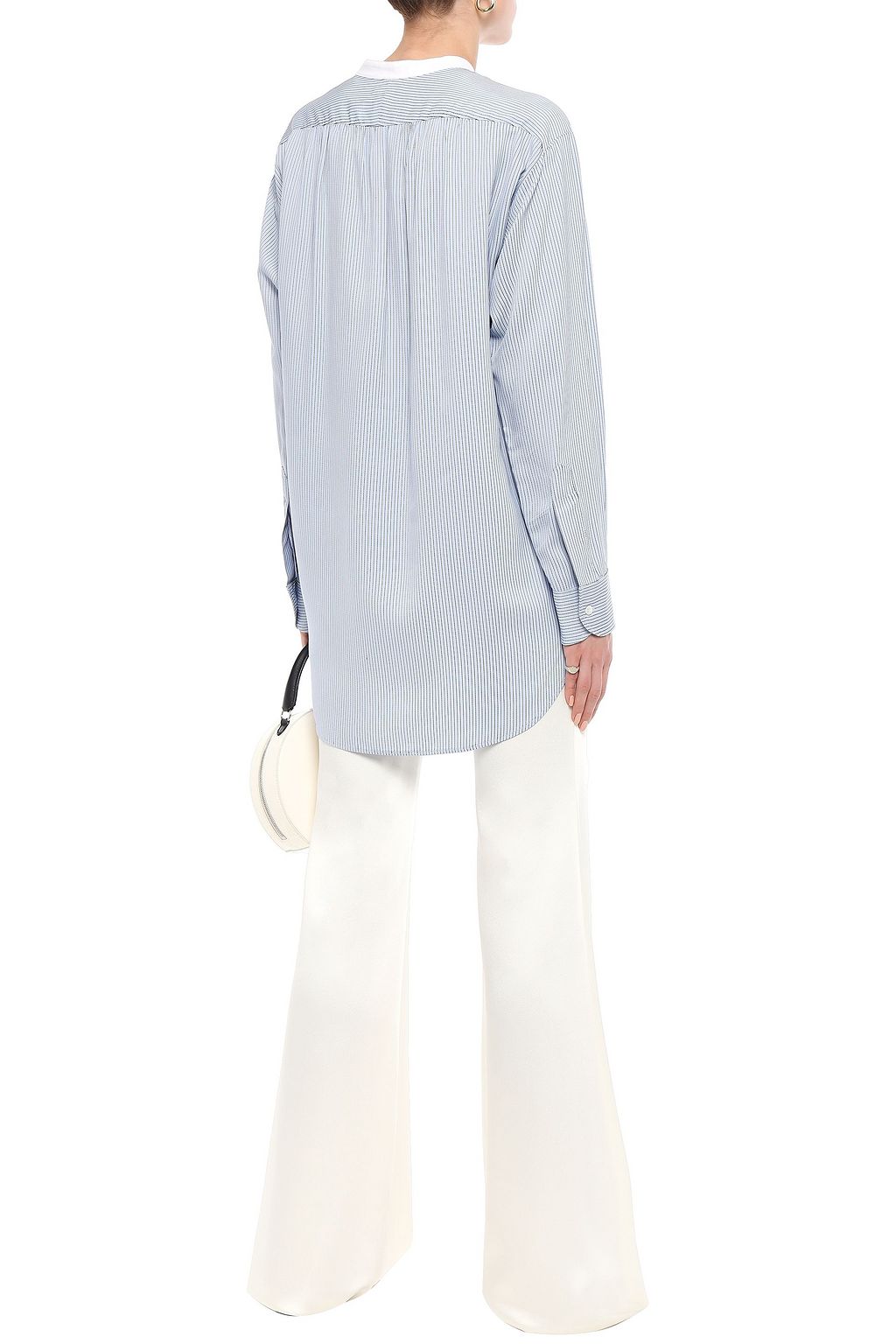 MASSCOB Poitier pinstriped broadcloth shirt