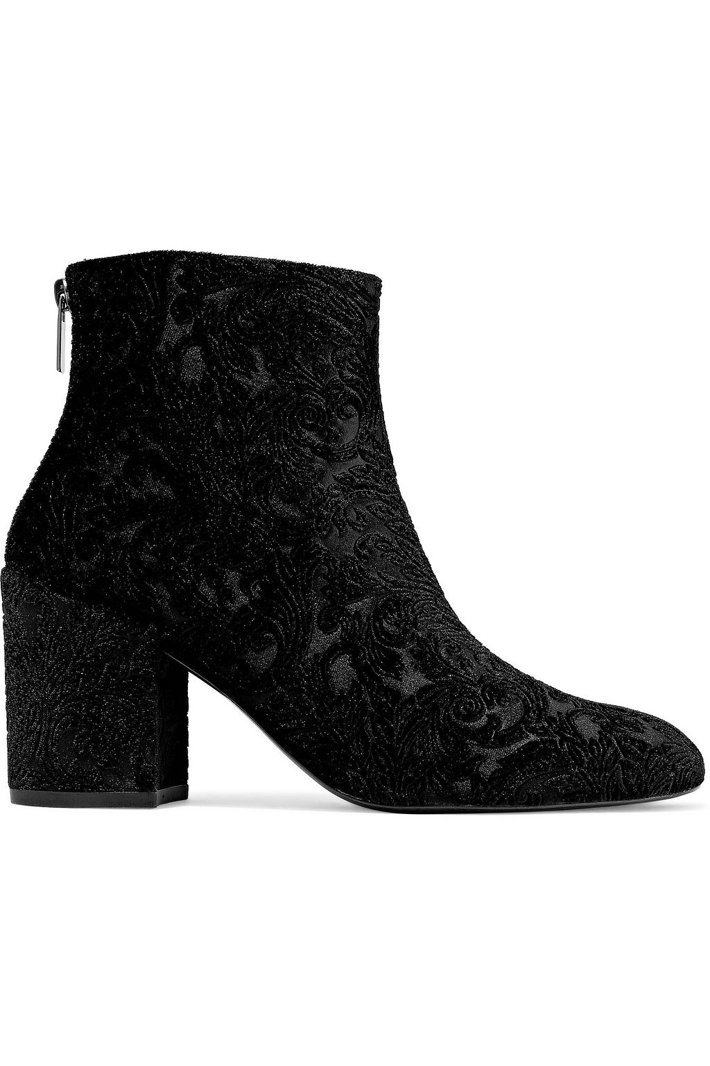 velvet chelsea boots
