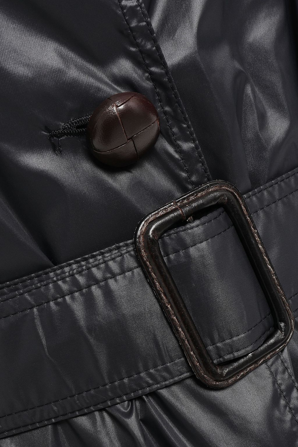 MASSCOB Wesel belted shell trench coat