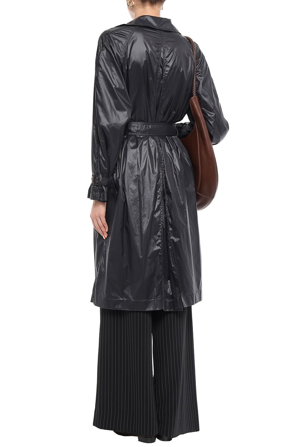 MASSCOB Wesel belted shell trench coat
