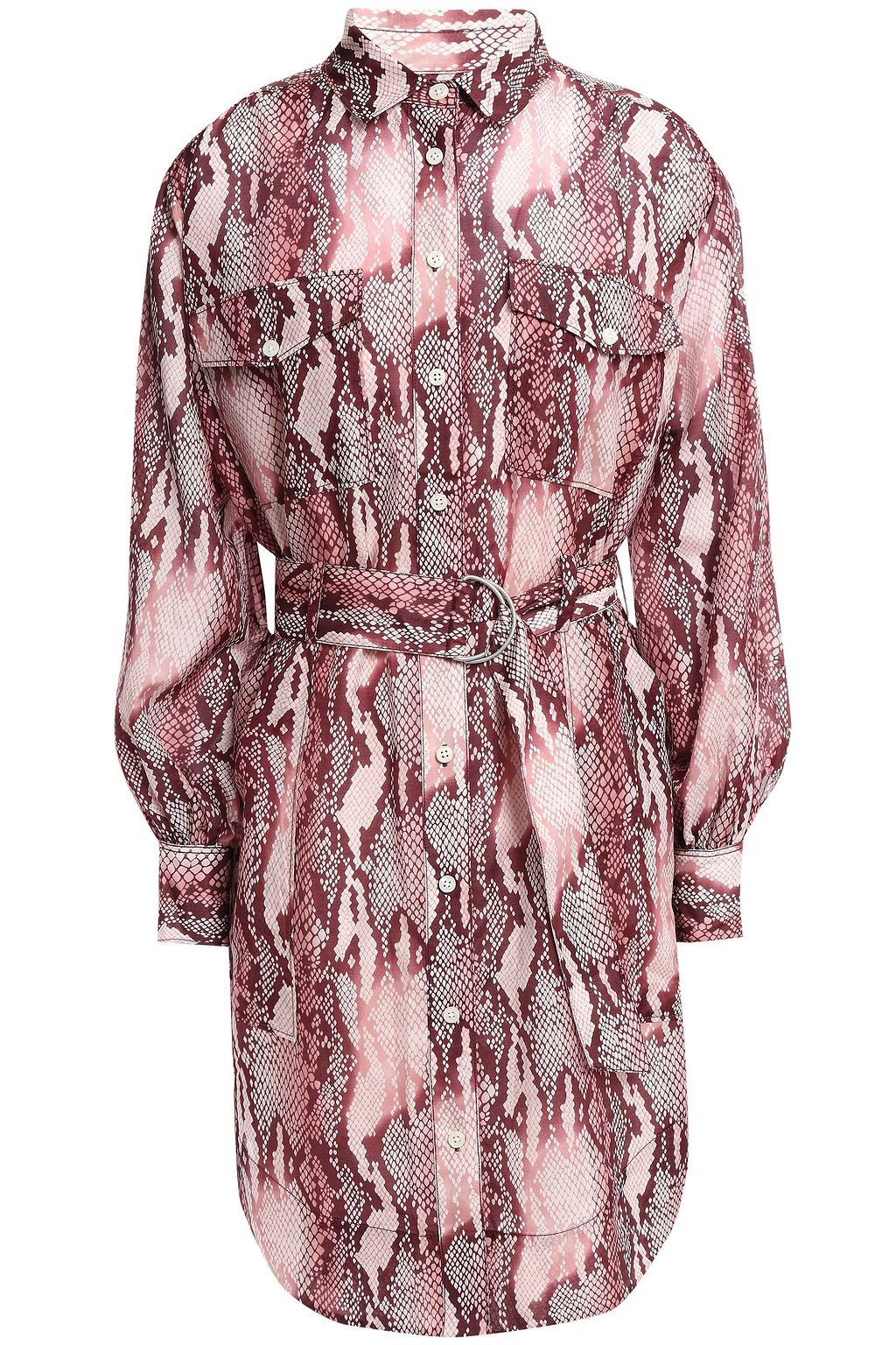 snake shirt dress